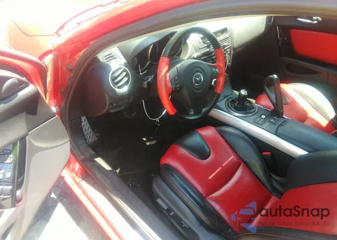 2004 Mazda Rx-8 6 Speed Manual из США, поврежденный, VIN JM1FE173740105156